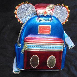 Disney Loungefly Dumbo 50th Anniversary Main Attraction Limited Release Backpack